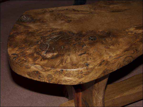 rustic hand made wooden tables